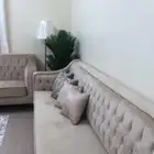 كنب ثلاث قطع طول الكنبه 3 متر