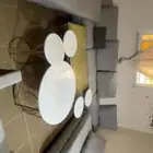 كنب ثمان قطع وطاولتين وحده رخام مع ملحقاتها وحده خشب
