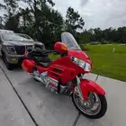 هوندا قولدونق اصدار الاحمر الناري في Honda Goldwing 2004