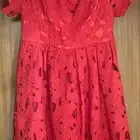 فستان بنات فساتين لون احمر