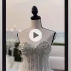 فستان زواج مع طرحته يلبس مقاس سمول وميديم .