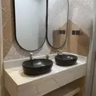 مغاسل رخام حوضين جديدهه وفخمهه  ستاره ثنتين جديدهه ب 1200