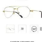 إطار نظاره أصلي Cartier صنع فرنسا مطلي بالذهب و مختوم