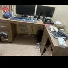 طاولة مكتبيه خشب