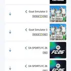 حساب سوني فيه العاب واشتراك ثلاث شهور ولعبه فيفا26