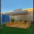 خيمة قابلة للطي 3 في 6 مع رواق و طاقة شمسية