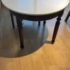 طاولة طعام خشب ورخام