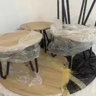 طاولة قهوة مع 4 طاولات خدمة جديدة للبيع