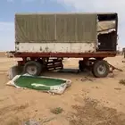 مقطوره كرونا الزراعيه مفصل عليها صندوق وشراع حديدها طيب رحا