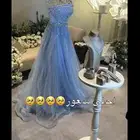 فستان ملكة فخم  تم لبسه مرة وحدة ساعتين فقط