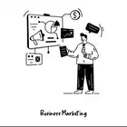 تدريس مواد إدارة الأعمال والتسويق لطلاب الجامعة