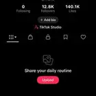 حساب تيك توك 12.8K متابع