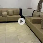 كنب للبيع مع الستاير