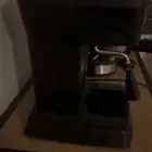 اله قهوه جديده مع كل اغراضها