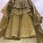 ابجار ساري لبس هندي مع طرحه طويله لبس باكستاني لبس تقليدي