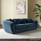 انهيار الاسعار 70 بالميه كنبه 3 مقاعد قماش فاخر من هوم سنتر