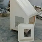 غطاء مكيف الخارجي فايبر جلاس يغطى شفات