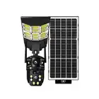 كاميرا شمسية ذكية بإضاءة LED قوية ودوران بانورامي 360 درجة