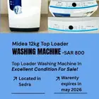Washing Machine - balance of warranty still applies