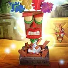 First 4 figures aku aku life size mask resin statue