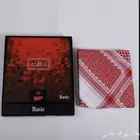 شماغ البسام بيسك الاحمر الغامق