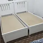 متوفر لدينا سرير نفر واحد خشب مقاس 90 190 سرير نفر ونص مقاس