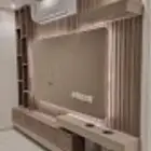 ديكورات شاشه شاشات ديكور تلفزيون خلفيه رفوف ادراج