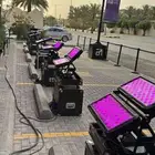 تجهيز حفلات وافتتاحات   كشافات ستي كلر وليزر ومسارح للايجار