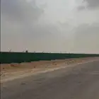 ارض زراعية مسورة للبيع في صلاصل بالقرب من بقيق