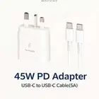 شاحن PD سريع 45 واط   كيبل USB-C بجودة عالية