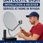 Satellite Dish Installation Receiver Service at Riyadh