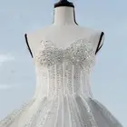 فستان زواج مع طرحته يلبس مقاس سمول وميديم .