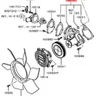 طرمبه ماء ونيت مستوبيشي L200