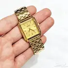 ساعة سيكو كوارتز انالوج مطلي ذهبي ب 500 ريال