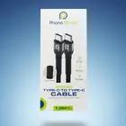 سلك type قماشي بطول 1.2m اللون اسود