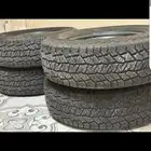 3 كفرات بجنوط هلل ست مسامير نظيفه