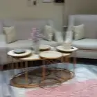 كنب وفرشة وستارة وطاولات للبيع المستعجل بسبب النقل