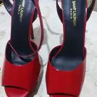 كعب عالي ايطالي جديد احمر مميز