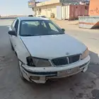 نيسان صني موديل 201 الحاله مكينة ودواخل كفرات ممتازه تأم