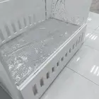 سرير خشب أطفال مواليد مقاس 60 120 سم جديد
