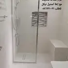 زجاج شاور سكريت رفوف قزاز