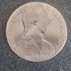 عملة فضيه أثرية فرنسيه الملكه تريزا