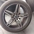 جنوط مرسيدس أصلية عرضين وكاله AMG مع الكفرات