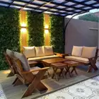 تفصيل جلسات خارجيه وكراسي خشب