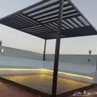 مظلات برجولات مواقف سيارات