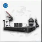 2 كاميرات مراقبة خارجية من نوع HD بدقة 5 ميجا جهاز تسجيل