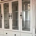 طاولة طعام 8 كراسي مع بترينه وصحون كبار