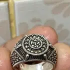 للبيع خاتم فضه مقاسه 8