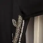 عبايه بشك يدوي وكسر جانبيه