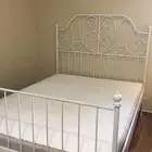سرير ابيض نفر ونص